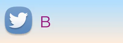 B Logo